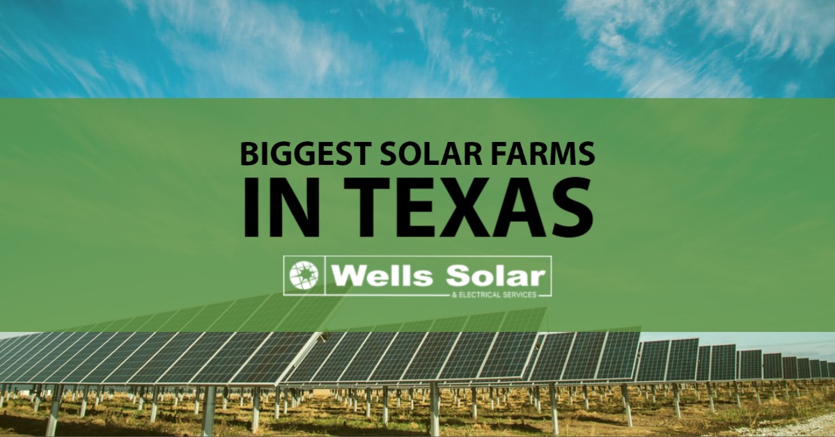 Solar Farms In Texas Wells Solar