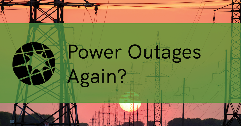 Power Outages Again in Texas