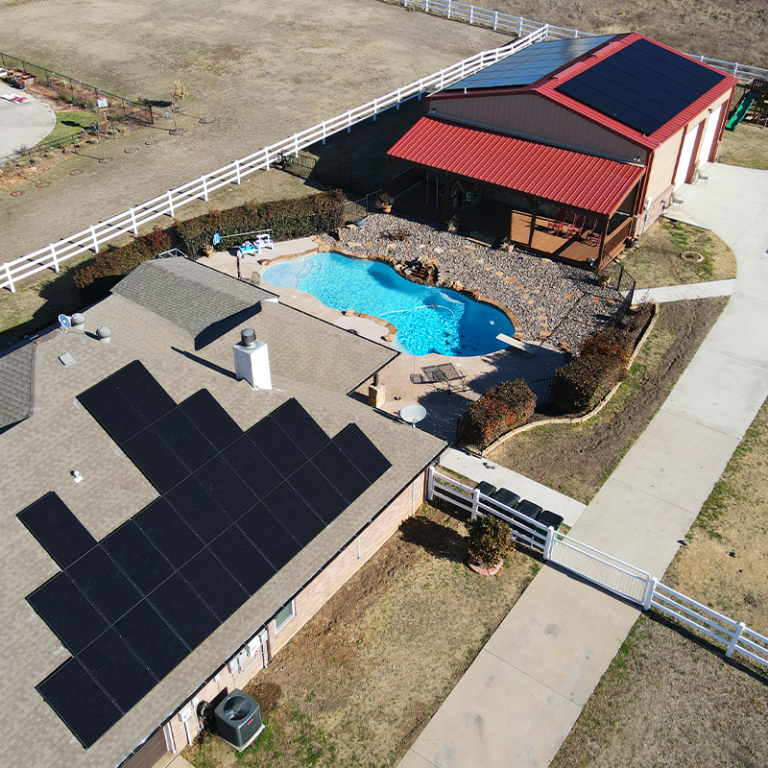 Solar Panels in Rhome, Texas